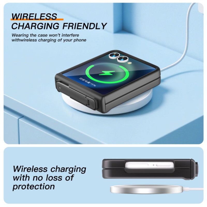 Deksel Samsung Galaxy Z Flip 7 Hengselbeskytter Og Stativ