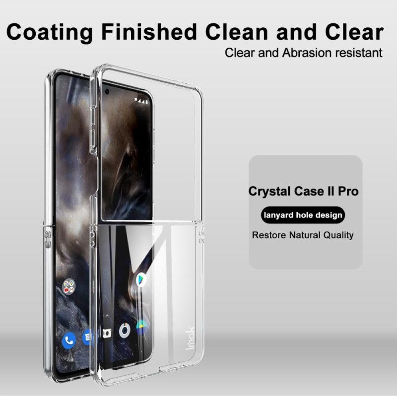 Deksel Samsung Galaxy Z Flip 7 Imak Crystal Case Ii Pro