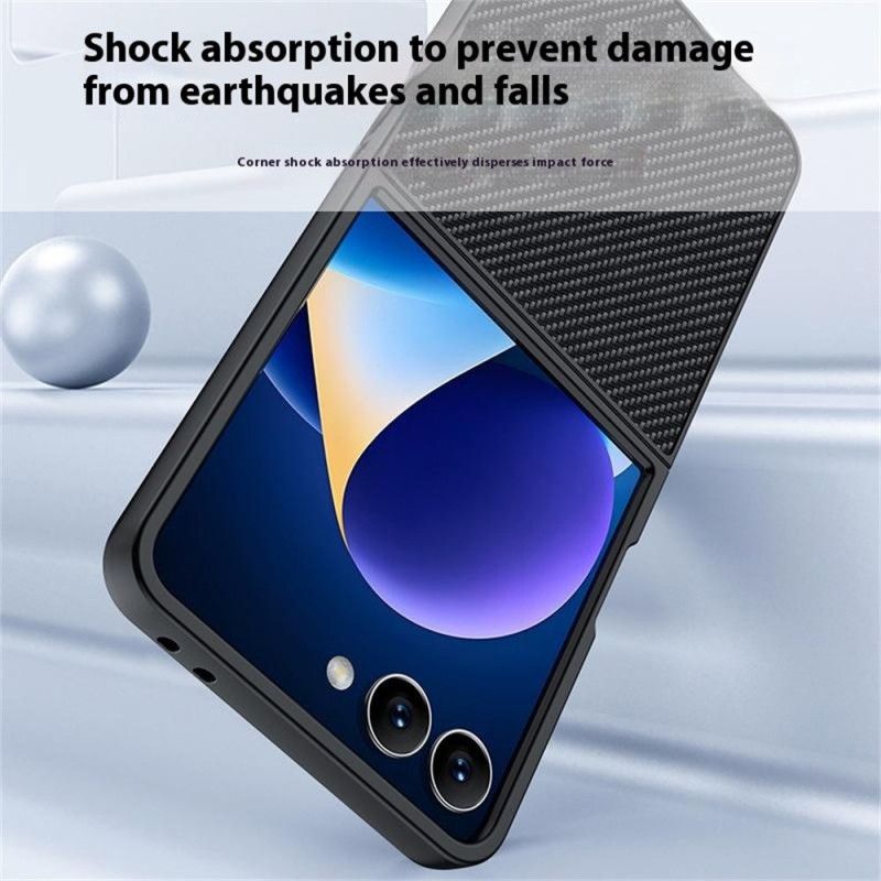 Deksel Samsung Galaxy Z Flip 7 Karbonfiberversjon