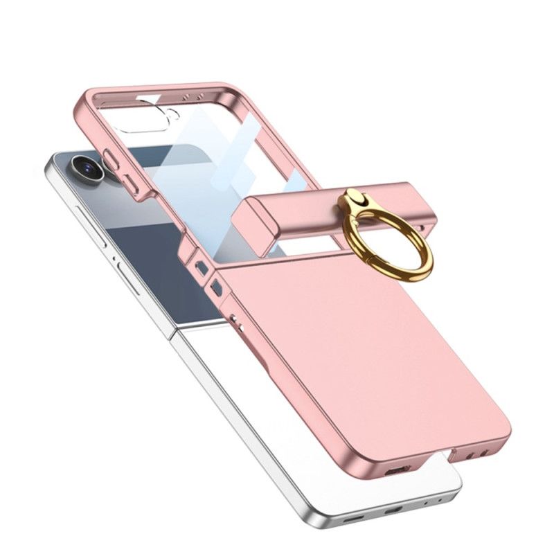 Deksel Samsung Galaxy Z Flip 7 Klassisk Gkk-ringholder Beskyttelse Deksel