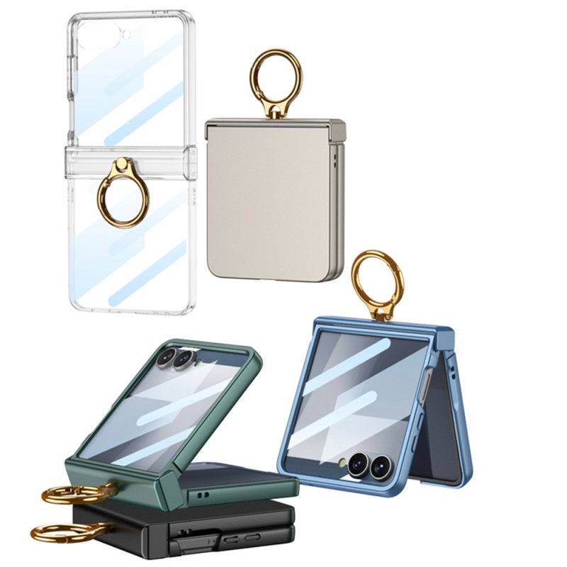 Deksel Samsung Galaxy Z Flip 7 Klassisk Gkk-ringholder Beskyttelse Deksel