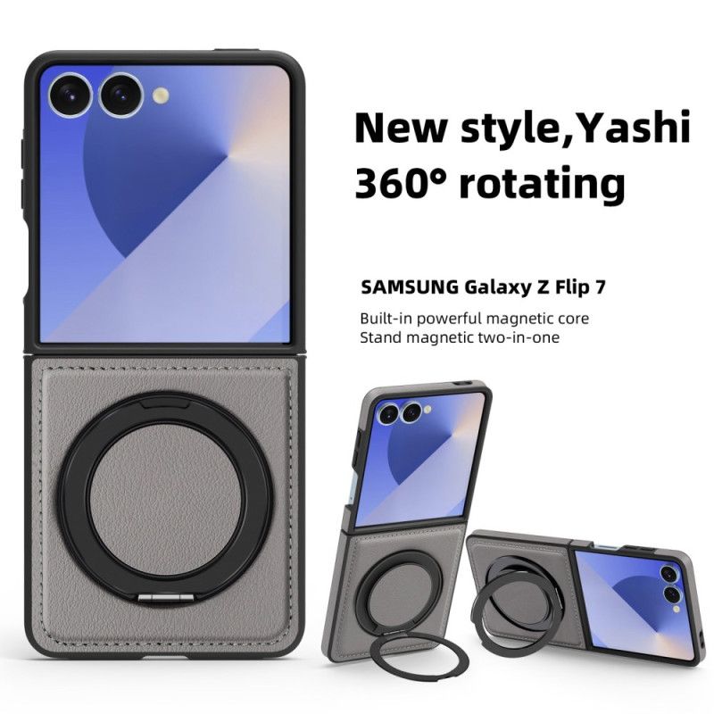 Deksel Samsung Galaxy Z Flip 7 Kompatibel Med Magsafe-ringholder Beskyttelse Deksel