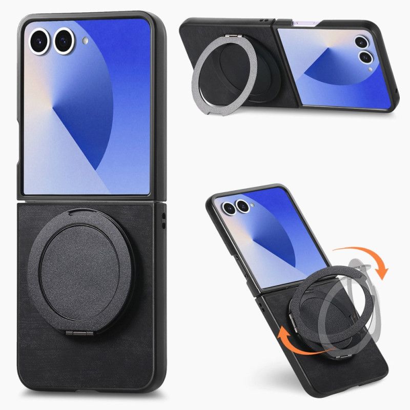 Deksel Samsung Galaxy Z Flip 7 Læreffekt Med Roterende Stativ