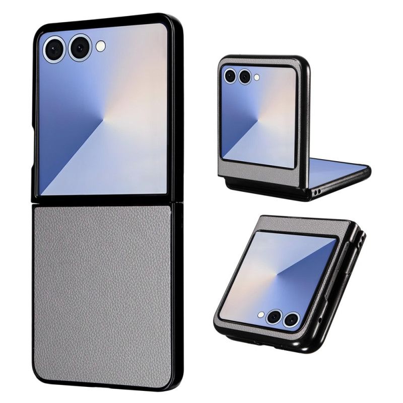 Deksel Samsung Galaxy Z Flip 7 Lærtekstur