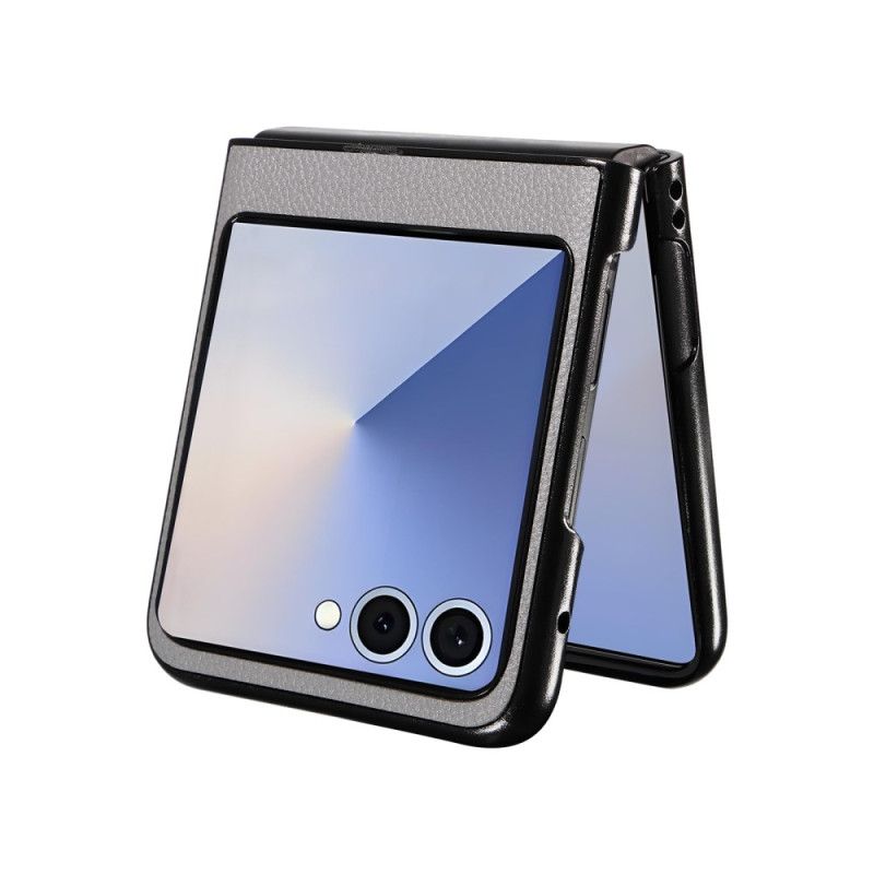 Deksel Samsung Galaxy Z Flip 7 Lærtekstur