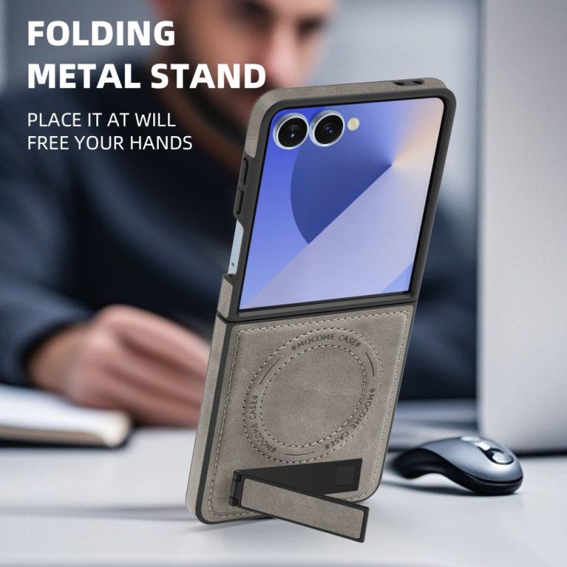 Deksel Samsung Galaxy Z Flip 7 Magsafe-kompatibel Med Stativ Beskyttelse Deksel