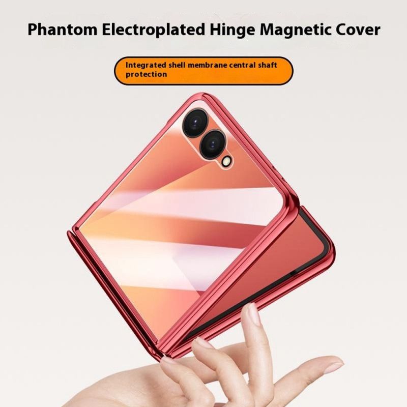 Deksel Samsung Galaxy Z Flip 7 Metalleffekt Beskyttelse Deksel