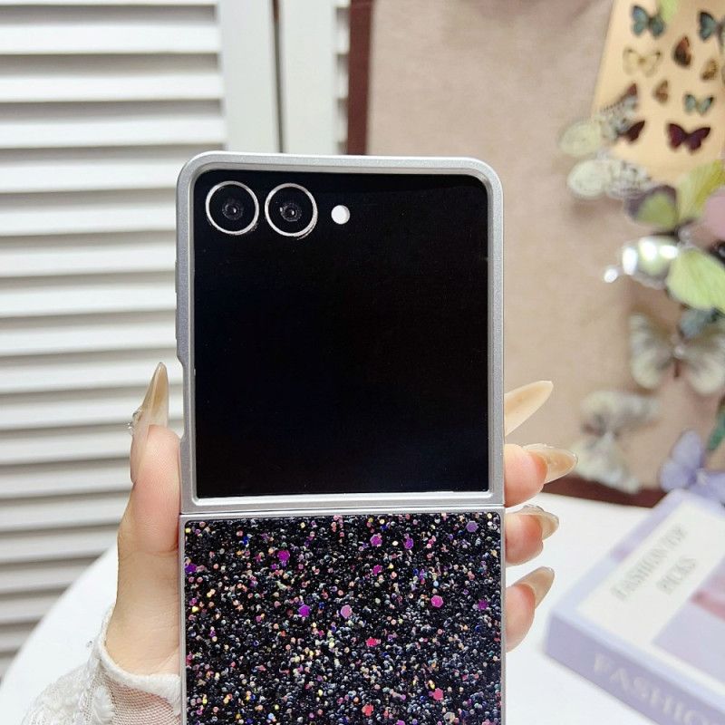 Deksel Samsung Galaxy Z Flip 7 Mobildeksel Glitterdesign