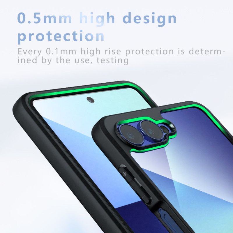 Deksel Samsung Galaxy Z Flip 7 Mobildeksel Klar Støtsikker Beskyttelse