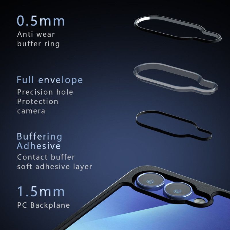 Deksel Samsung Galaxy Z Flip 7 Mobildeksel Klar Støtsikker Beskyttelse