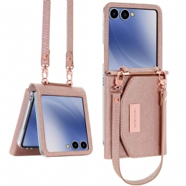 Deksel Samsung Galaxy Z Flip 7 Mobildeksel Lommebok Og Stropp