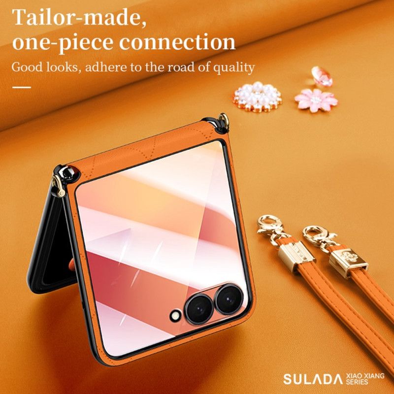 Deksel Samsung Galaxy Z Flip 7 Mobildeksel Sulada Skulderstropp