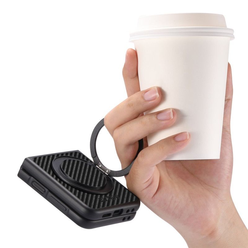 Deksel Samsung Galaxy Z Flip 7 Mobildeksel Suteni Roterende Holder