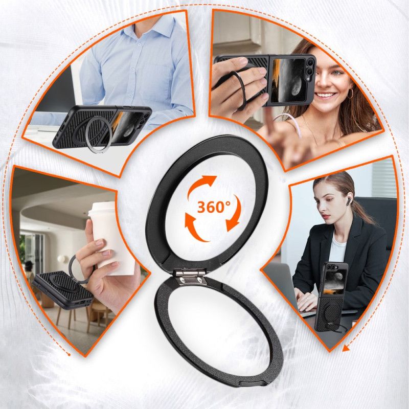 Deksel Samsung Galaxy Z Flip 7 Mobildeksel Suteni Roterende Holder