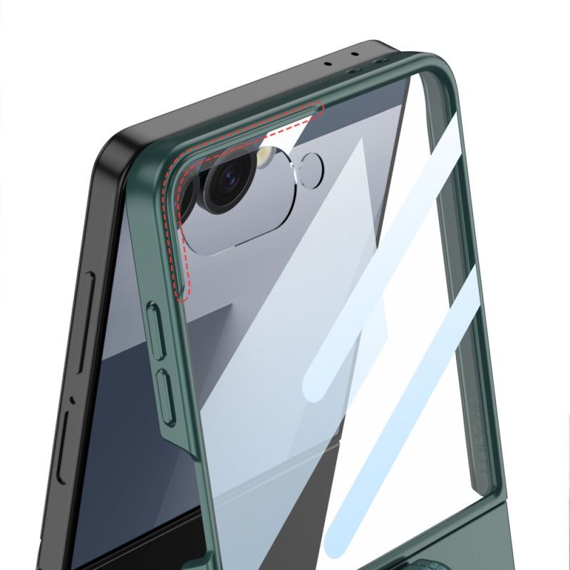 Deksel Samsung Galaxy Z Flip 7 Ringholder Og Skjermbeskytter Gkk