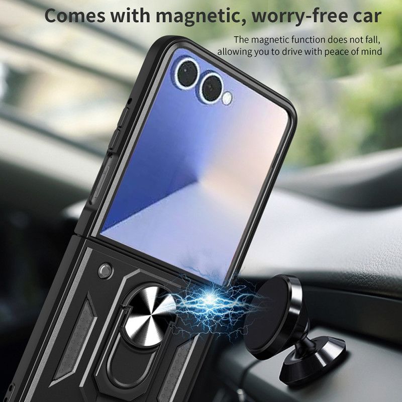 Deksel Samsung Galaxy Z Flip 7 Robust Med Ringholder Beskyttelse Deksel