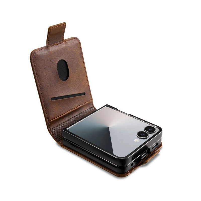 Deksel Samsung Galaxy Z Flip 7 Stilig Kortholder Beskyttelse Deksel