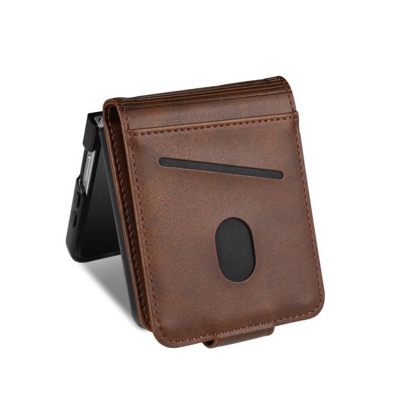 Deksel Samsung Galaxy Z Flip 7 Stilig Kortholder Beskyttelse Deksel