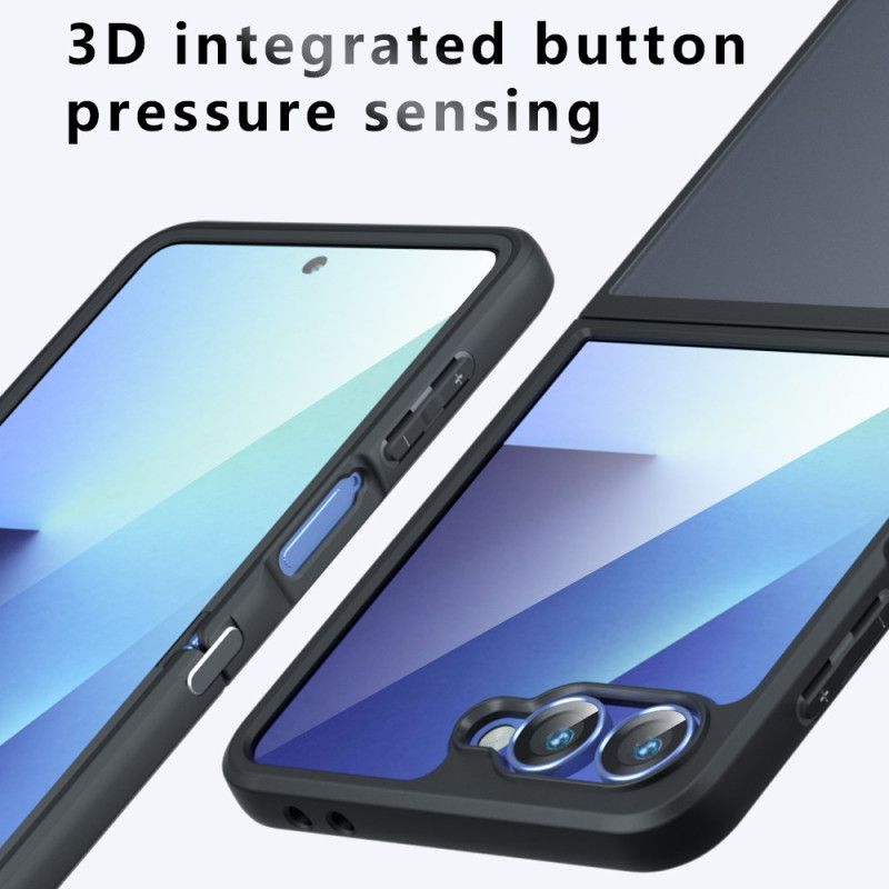 Deksel Til Samsung Galaxy Z Flip 7 Gjennomsiktig Svart