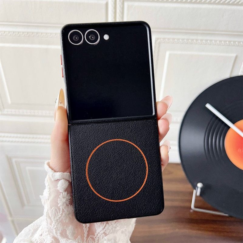 Deksel Til Samsung Galaxy Z Flip 7 Kompatibel Med Magsafe Orange Ring
