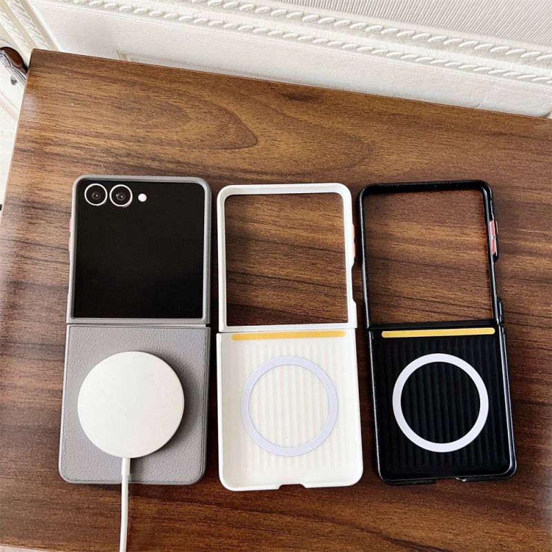 Deksel Til Samsung Galaxy Z Flip 7 Kompatibel Med Magsafe Orange Ring