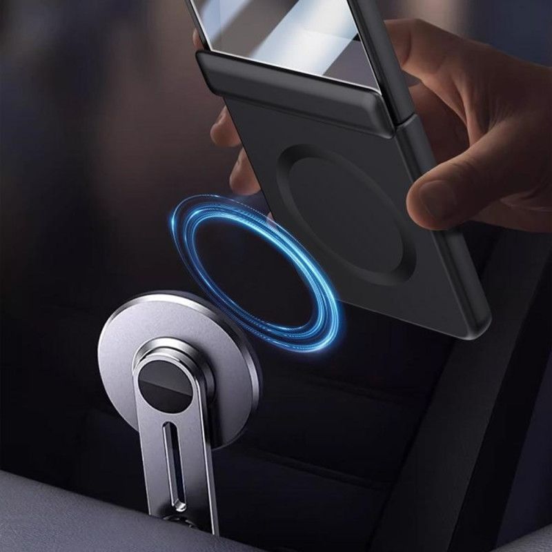 Deksel Til Samsung Galaxy Z Flip 7 Magnetisk Med Metalleffekt