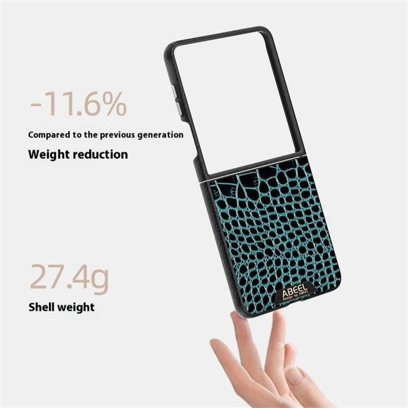 Deksel Til Samsung Galaxy Z Flip 7 Magsafe-kompatibel Krokodilletekstur Abeel