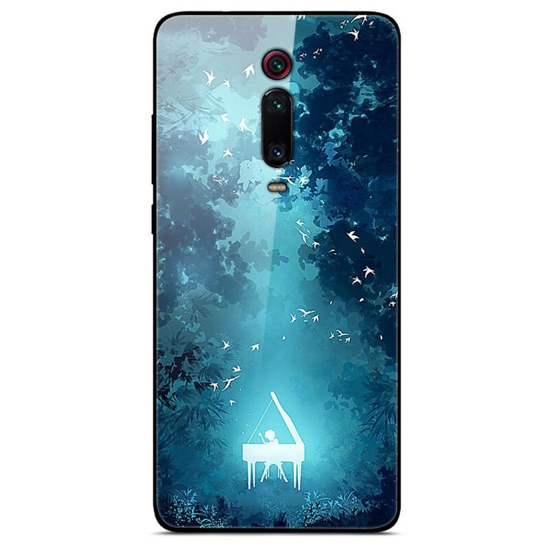 Deksel Til Xiaomi Mi 9T / Mi 9T Pro Herdet Glass Piano In The Night
