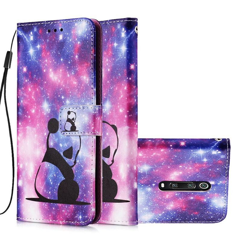 Folio Deksel Til Xiaomi Mi 9T / Mi 9T Pro Panda Galaxy