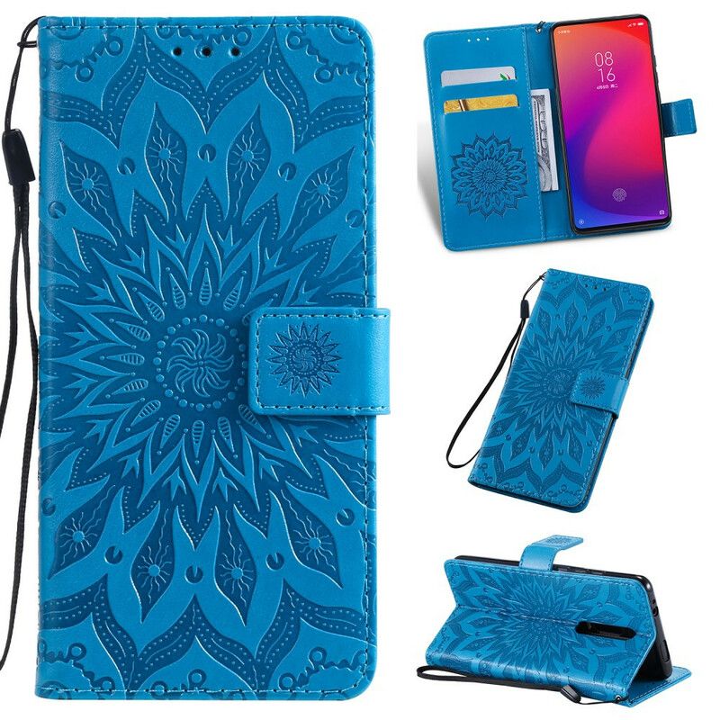 Folio Deksel Til Xiaomi Mi 9T / Mi 9T Pro Solblomst
