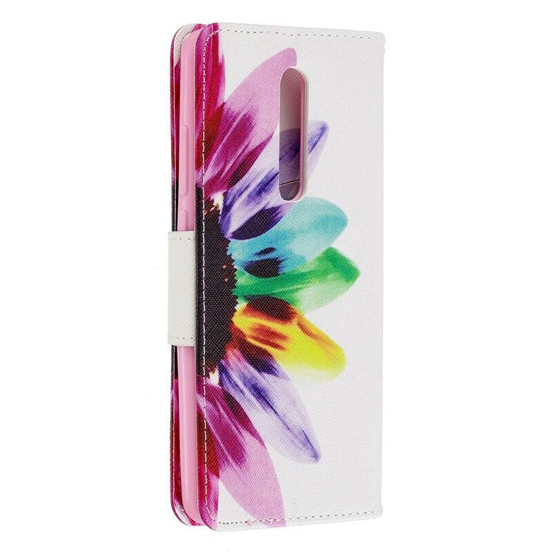 Lærdeksel Til Xiaomi Mi 9T / Mi 9T Pro Akvarellblomst