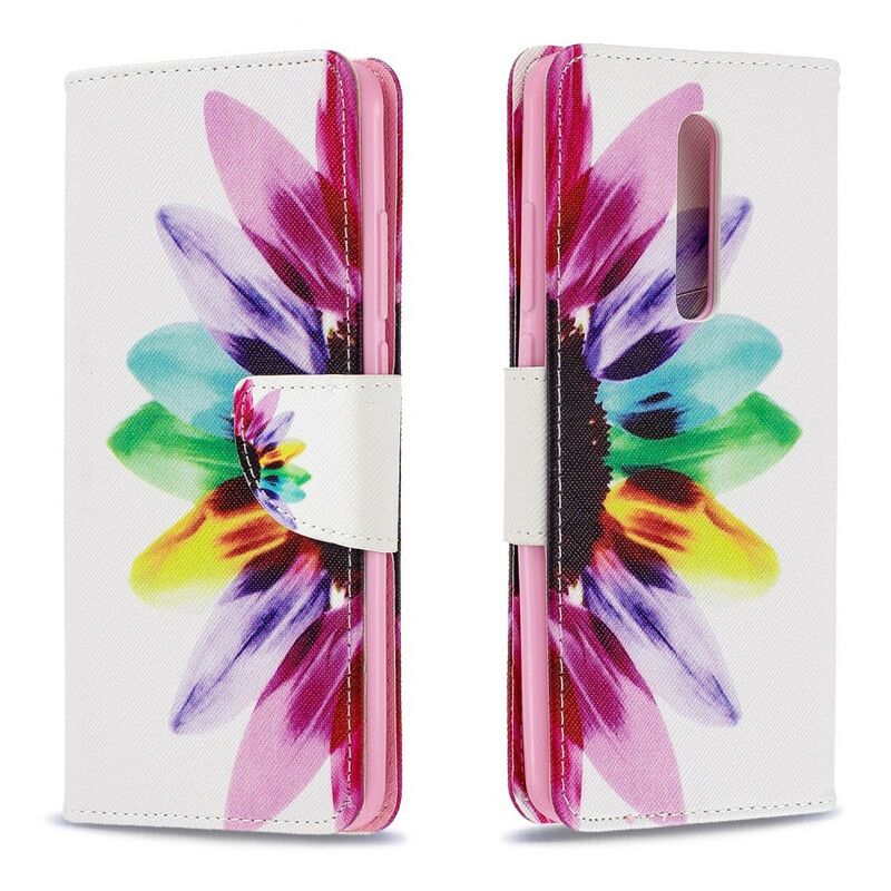 Lærdeksel Til Xiaomi Mi 9T / Mi 9T Pro Akvarellblomst