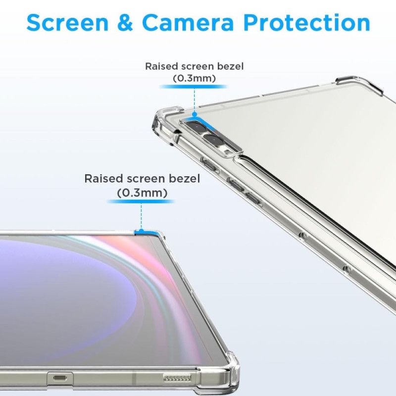 Deksel Samsung Galaxy Tab S10 Plus Gjennomsiktig Med Pekepennholder