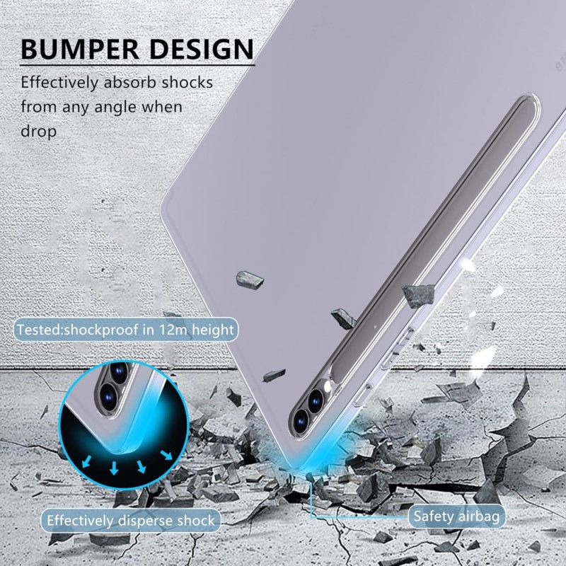 Deksel Til Samsung Galaxy Tab S10 Plus Gjennomsiktig