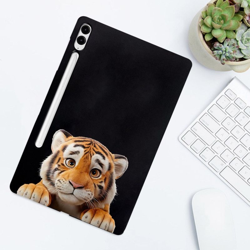 Deksel Til Samsung Galaxy Tab S10 Plus Tiger-pennenholder