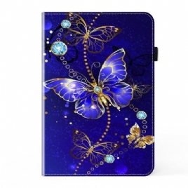 Etui Samsung Galaxy Tab S10 Plus Diamantsommerfugl Beskyttelse Deksel