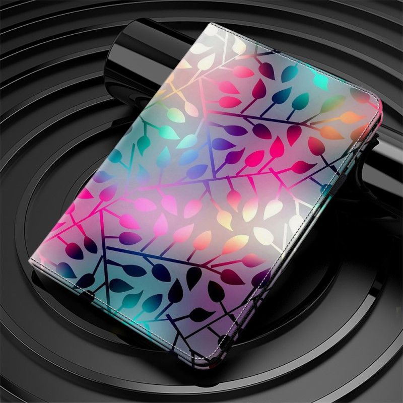 Etui Samsung Galaxy Tab S10 Plus Fargerike Blader Beskyttelse Deksel