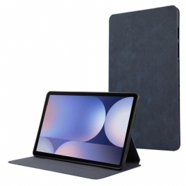 Etui Samsung Galaxy Tab S10 Plus Pekepennholder Med Semsket Skinneffekt Beskyttelse Deksel