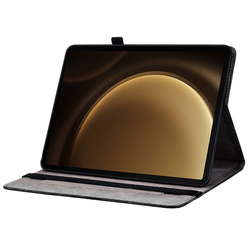 Etui Samsung Galaxy Tab S10 Plus Svart Rose Beskyttelse Deksel