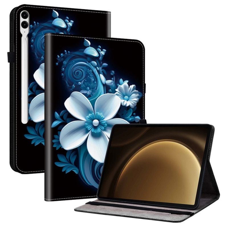 Etui Til Samsung Galaxy Tab S10 Plus Hvit Blomst