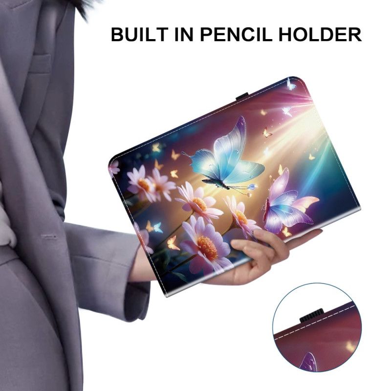 Etui Til Samsung Galaxy Tab S10 Plus Sommerfugler