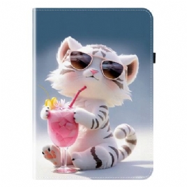 Etui Til Samsung Galaxy Tab S10 Plus Tigermønster