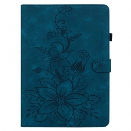 Lærdeksel Folio Deksel Samsung Galaxy Tab S10 Plus Fleur-de-lys