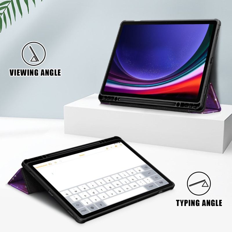 Samsung Galaxy Tab S10 Plus Gjennomsiktig Galaxy-bakside