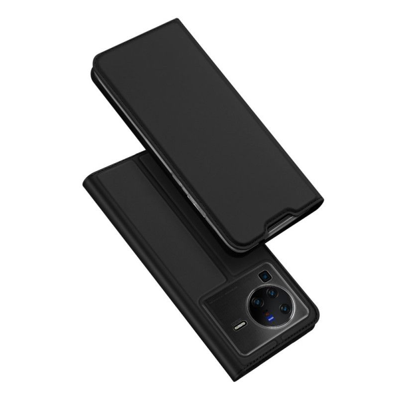 Beskyttelse Deksel Til Vivo X80 Pro Folio Deksel Skin-pro Series Dux Ducis