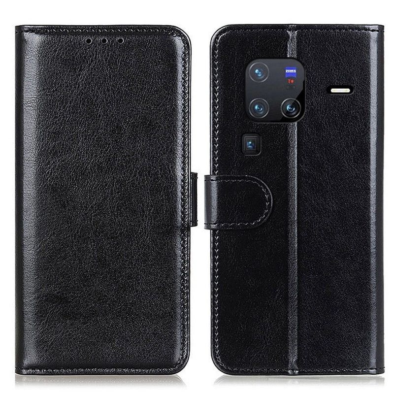Folio Deksel Til Vivo X80 Pro Finesse Kunstskinn