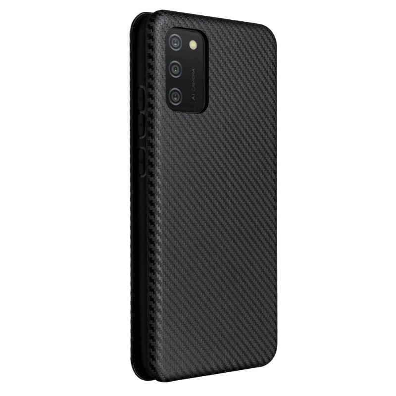 Beskyttelse Deksel Til Samsung Galaxy A03s Folio Deksel Karbonfiber
