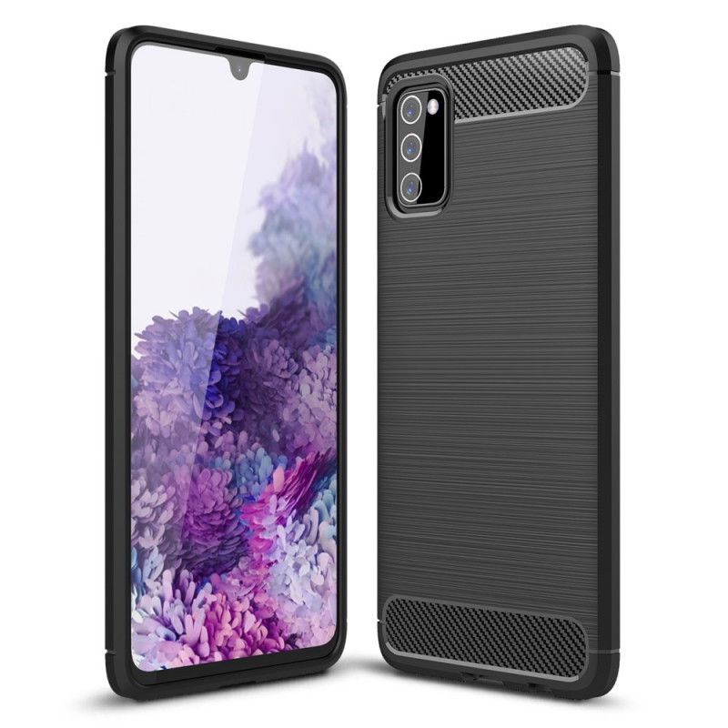 Deksel Til Samsung Galaxy A03s Børstet Karbonfiber
