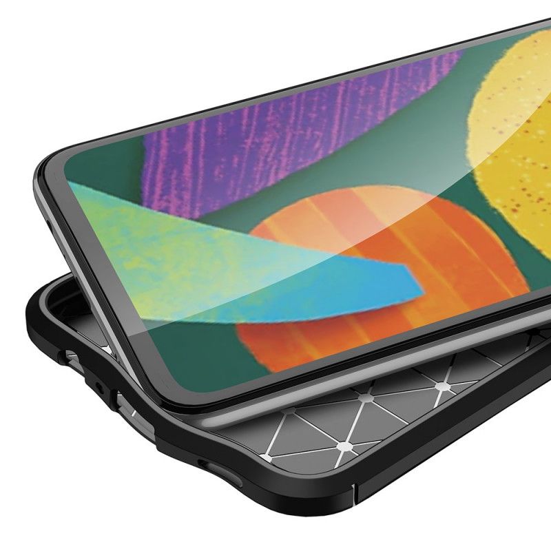 Deksel Til Samsung Galaxy A03s Dobbellinje Litchi-skinneffekt