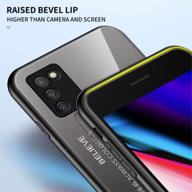 Deksel Til Samsung Galaxy A03s Hei Herdet Glass